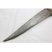 Dagger Knife Damascus Steel Blade Horse Jade Stone Handle Silver Koftgiri D114